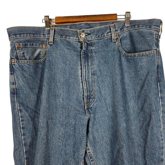 Levi's‎ 550 Jeans 42X30 Men's Blue Straight Leg Denim - Picture 3 of 10